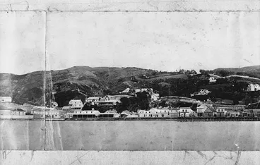 Image: Part of a panorama of the Wellington City shoreline
