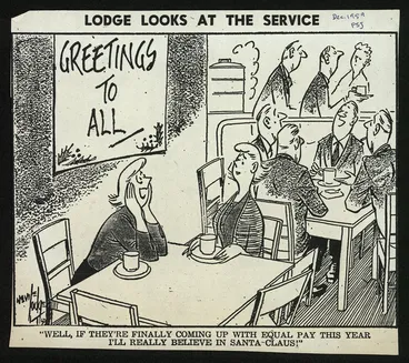 Image: 'Lodge Looks at the Service'