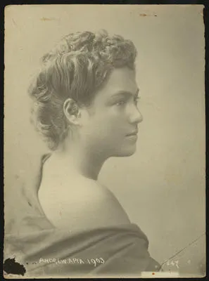 [Portrait of a woman]