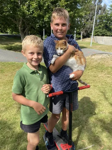 Image: Te Anau Community Events - 'Ginge' the cat & his around town adventures, Jan 2024