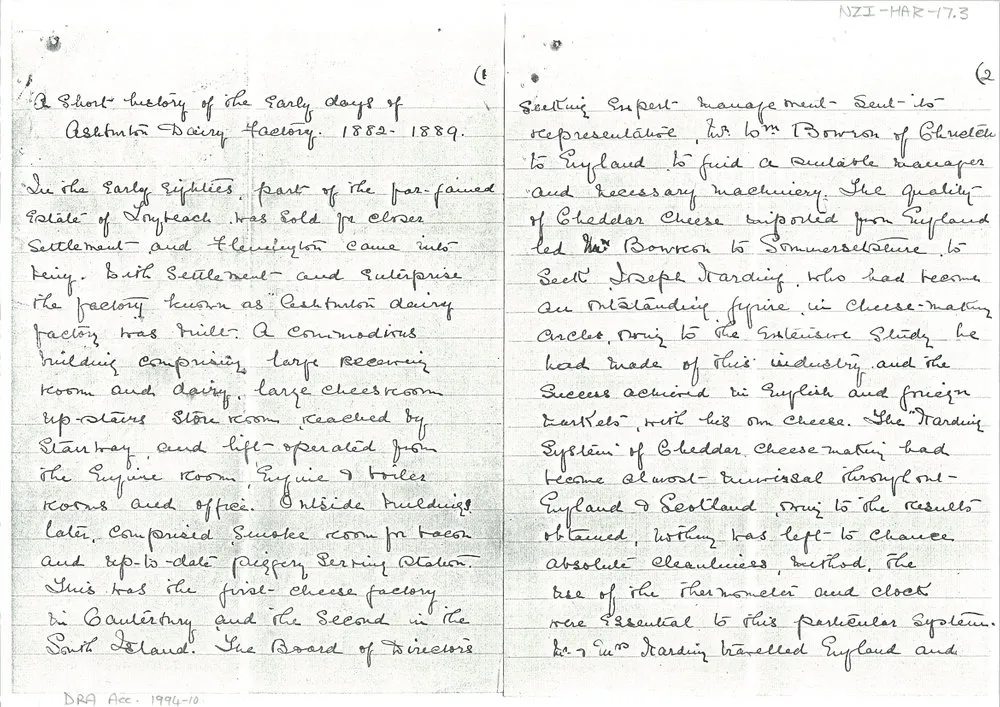 History of the Flemington Dairy Company, 1882-1889