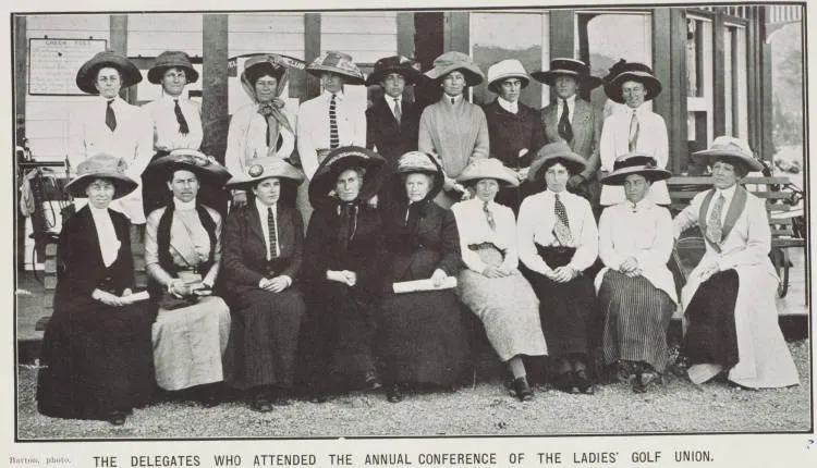 Delegates who attended the annual conference of the ladies' golf union