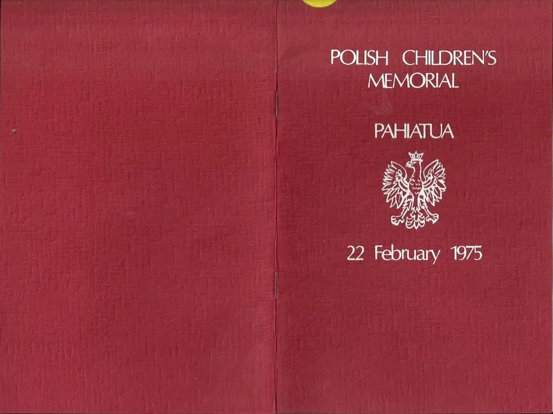 1975 memorial service booklet