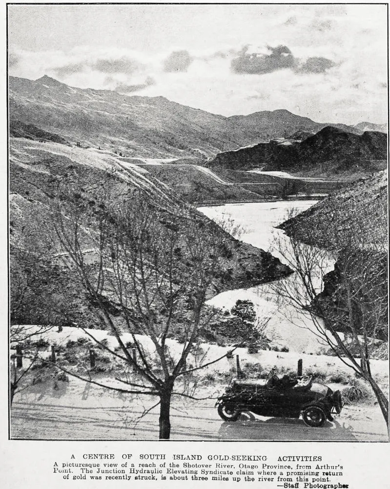 A centre of South Island gold-seeking activities