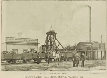 Image: Ralph's Taupiri Coal Mines, Huntly, Waikato, N.Z.