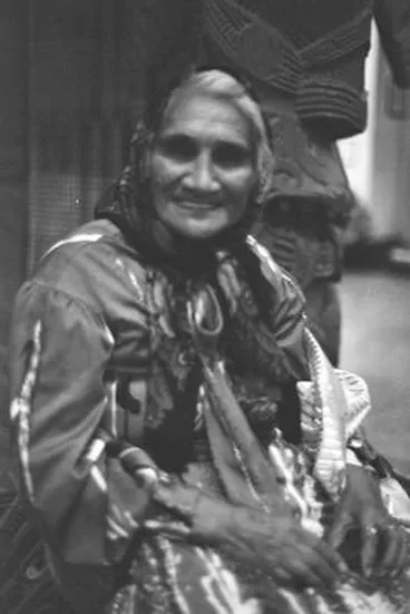 Image: Whina Cooper at book launch, Auckland Museum