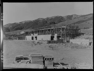 Image: Onslow College under construction, Johnsonville, Wellington