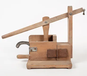 Image: Butter Press, Wooden Lever
