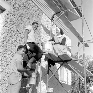 Image: Leper Sisters; convent on what became the Oakmont Grove site.