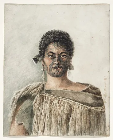 Image: [Lewin, John William] 1770-1819 :[A Hoodee o Gunna, chief of Ranghee Hoo. Between 1815 and 1819].