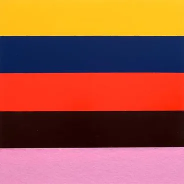 Image: Orange monochrome with four colours