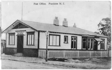 Image: "Post Office. Frankton N.Z.