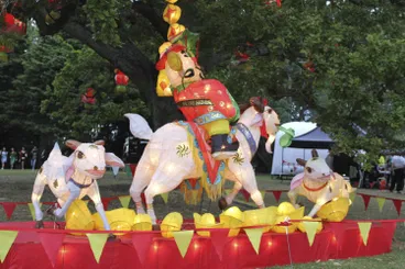 Image: Chinese lanterns, Auckland Lantern Festival.