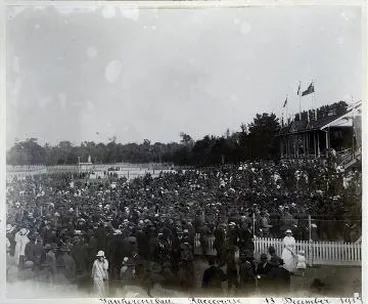 Tauherenikau Grandstand and enclosure : Photograph Image: Tauherenikau Grandstand and enclosure : Photograph