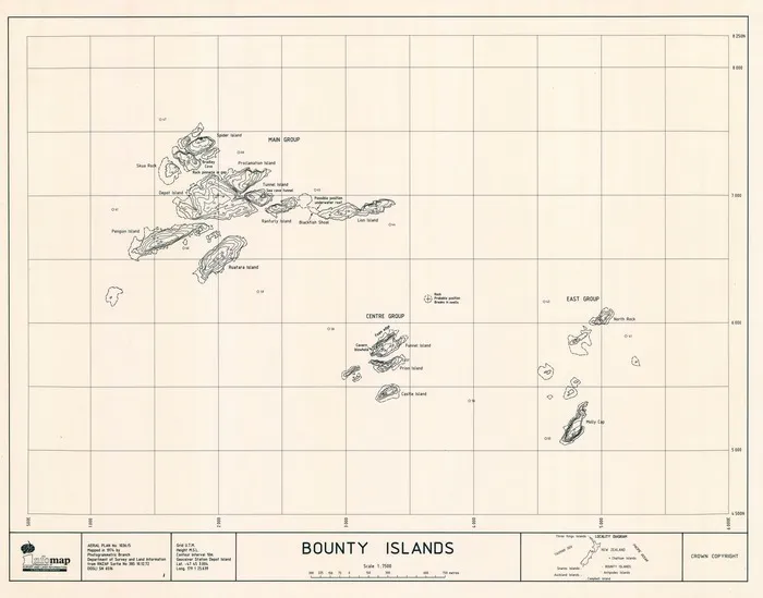 Bounty Islands.