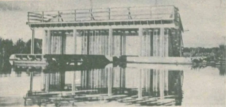 First boatshed at Lake Horowhenua.