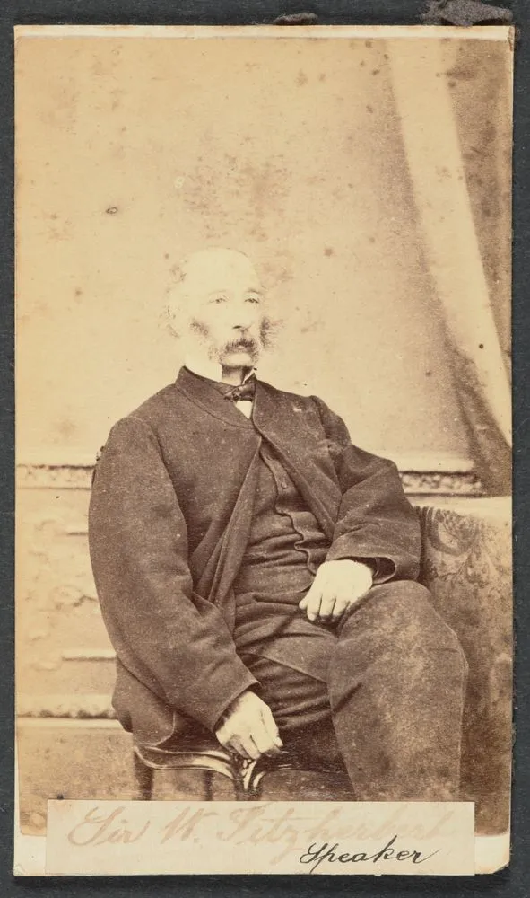 Sir William Fitzherbert, speaker