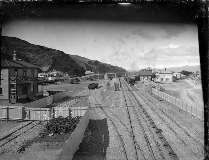 Petone Railway Station and railway yards