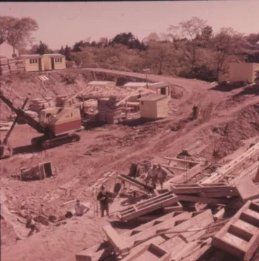 Image: Slide - Line lowering near State Advances building
