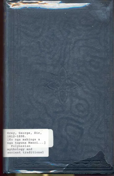 Image: Front Cover - Polynesian Mythology and Ancient Traditional History of the New Zealand Race