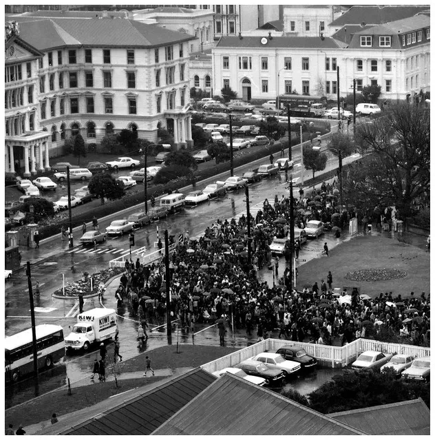 Māori Land March - October 13 1975, Parliament, Wellington
