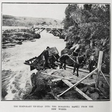Image: The Temporary Tip-Head Into The Horahora Rapids From The New Works