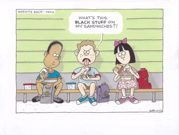 Image: Clark, Laurence, 1949- :'What's this BLACK STUFF on my sandwiches?!' 23 March 2013