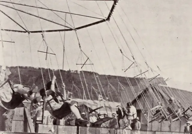 New Zealand & South Seas Exhibition - Amusement Park Merry Mix-Up ride, 1925-6