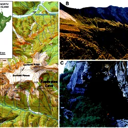 Location and environment of Euphrates Cave.