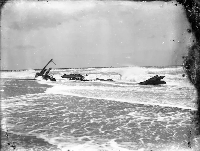 Remains of a ship wreck
