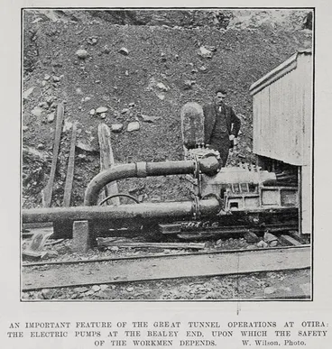 Image: An Important Feature Of The Great Tunnel Operations At Otira