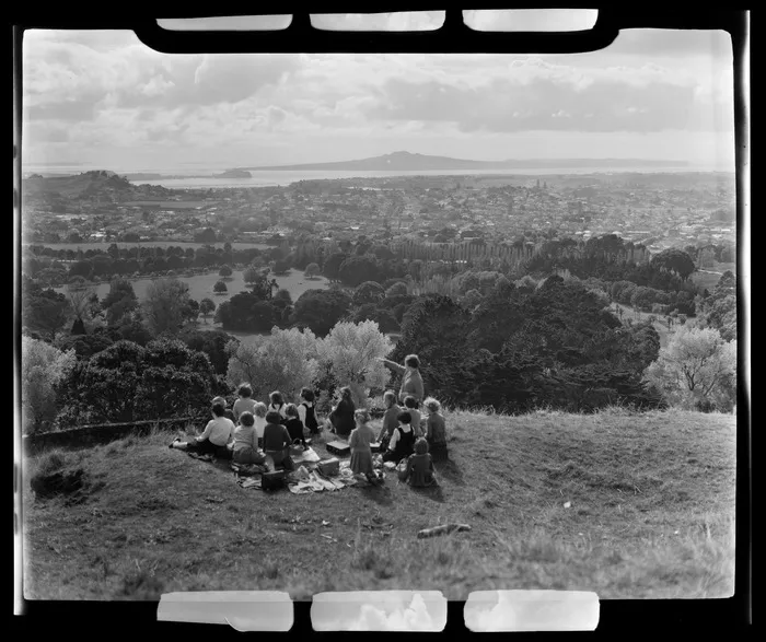 View of Manukau from One Tree Hill, Auckland City