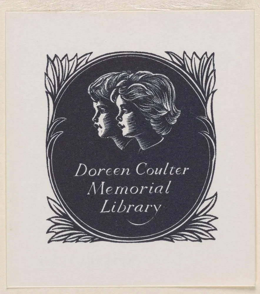 Bookplate: Doreen Coulter Memorial Library