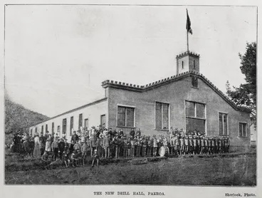 Image: The new drill hall, Paeroa