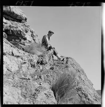 Image: Rock climbing at Titahi Bay, Wellington