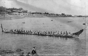 Image: Maori waka