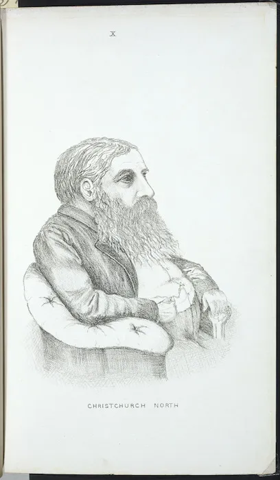 Leslie, Walter Jefferson, 1855-1915: [The member of parliament for] Christchurch North. Parliamentary Portraits, 1887-1890.