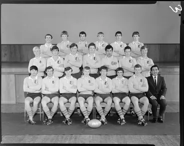 Image: Rongotai College, Wellington, rugby team of 1969