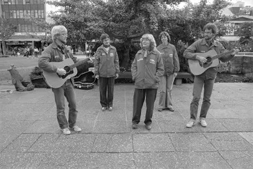 Image: American Lutherans perform in Garden Place