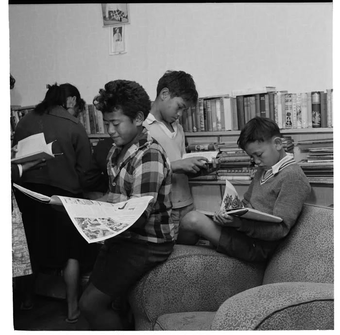 Homework group, Orakei Marae, Auckland