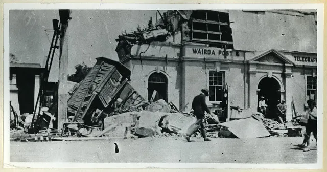1931 Hawke's Bay Earthquake - Wairoa Post Office
