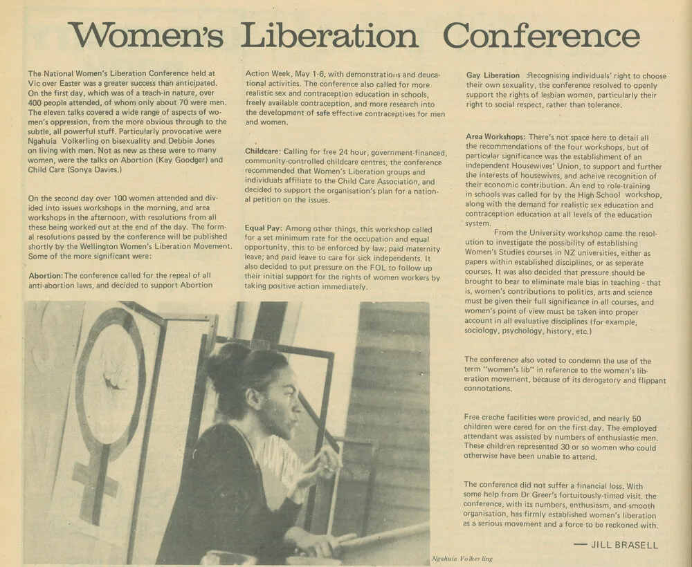Women's Liberation Conference, Salient v35 no6, April 11, 1972