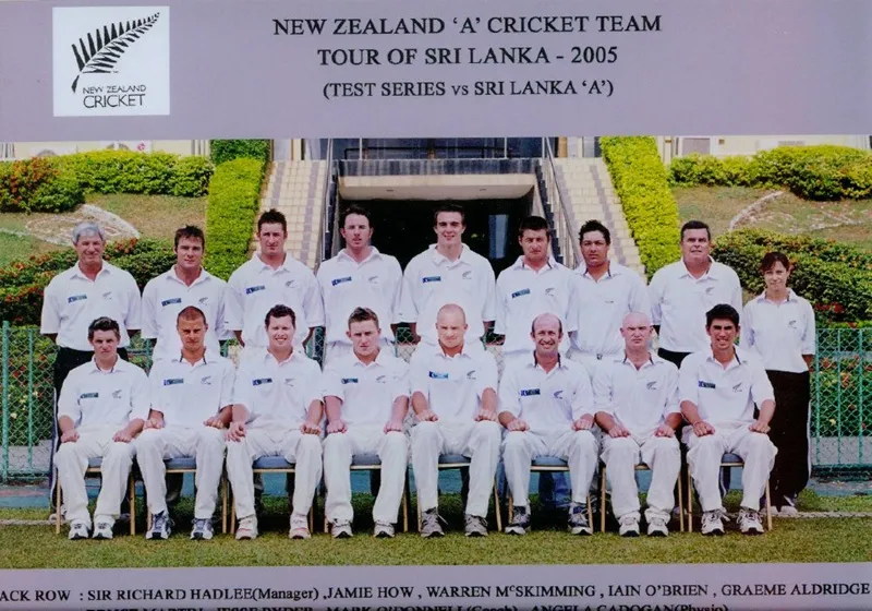 Photograph: New Zealand 'A' Cricket Team, Tour of Sri Lanka (Test Series v Sri Lanka 'A'), 2005