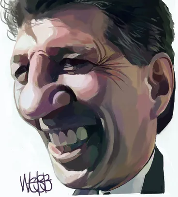 Image: Webb, Murray 1947-:Tim Shadbolt (circa 1997-1999).