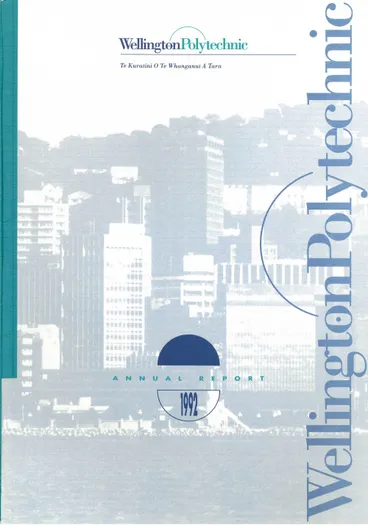 Image: Wellington Polytechnic Annual Report, 1992