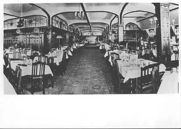 Image: Photo from Souvenir Menu. Milne & Choyce Tearoom.