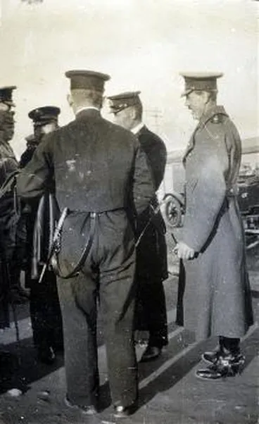 Image: Japanese officers at Featherston Camp : digital image