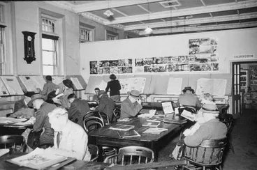 Image: The Carnegie Library's newspaper reading room