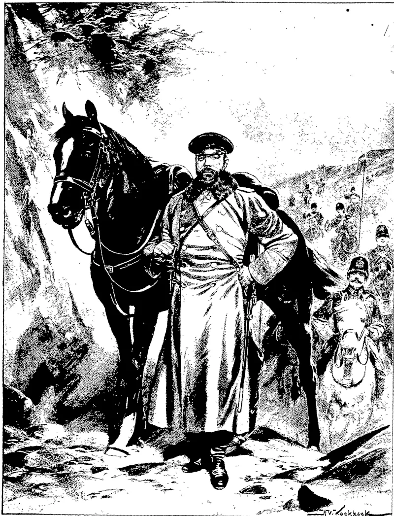 GENERAL KOCJRAPATKIN, COMMANDER-IN-CHIEF OF THE RUSSIAN ARMY IN THE FAR EAST. BARON KUROKI, COMMANDER-IN-CHIEF OF THE FIRST JAPANESE ARMY.  General Kourapatkin was formally appointed tn the command of the Russian forces in Feb- Baron Kuroki, commanding the first Japanese army, is renowned as an organisec and as a  ruary of this year. He is the most distinguished and capable soldier the Czar possesses, and fighter, qualities which he proved in the victory of Kiu-lien-cheng, and in the masterly moveowes his training to Skobeleff. In a parting address to his general, the Czar recalled Koura- nients by which he has isolated Port Arthur, and rendered General Kourapatkin's position in  patkin's energy and assiduity in reorganising and perfecting his nrmy. Manchuria one of extreme difficulty. The Japanese soldiers are devoted to their chief, who,  (From the Illustrated London News.) although sixty-two, has all the energy of a young man. (Otago Witness, 13 July 1904)