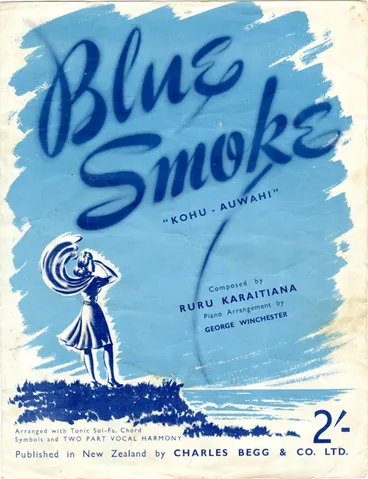 Image: Music Score, 'Blue Smoke'